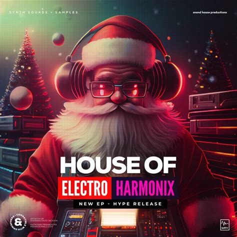 electro christmas album cover art photoshop psd