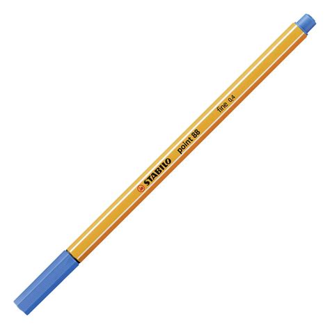 Stabilo Fineliner Point 88 0 4 Mm Mittelblau Aufkleber Shop