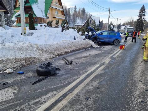 Wypadek W Bukowinie Tatrza Skiej Trzy Osoby Poszkodowane