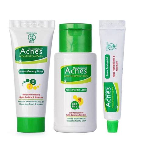 Jual Acnes Starter Pack In Creamy Wash Gr Powder Lotion Ml