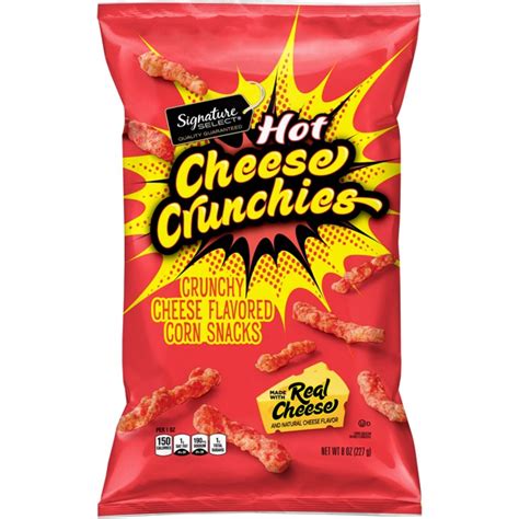 Signature Select CRUNCHY CHEESE FLAVORED HOT CRUNCHIES CORN SNACKS 1Source