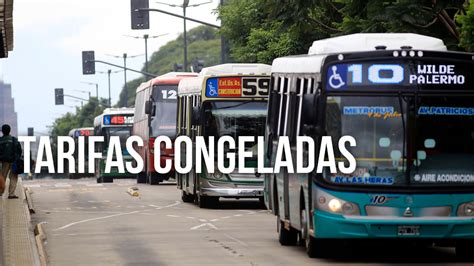 Los Precios De Las Tarifas De Transportes Se Congelan Por D As