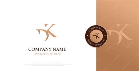 premium vector initial dk logo design vector