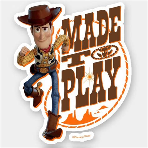 toy story  woody   play sticker