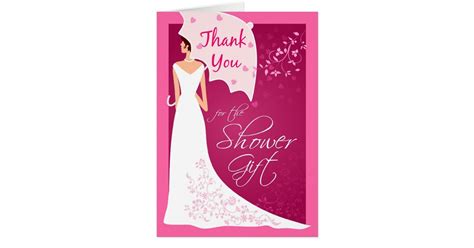 Thank You - Bridal Shower Gift Thank You Cards | Zazzle