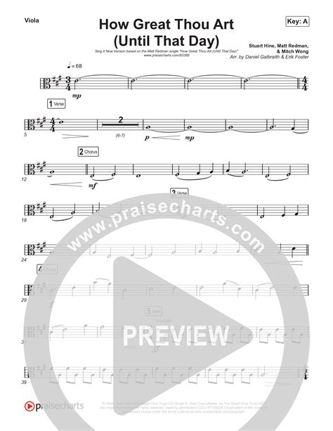 How Great Thou Art Until That Day Sing It Now Viola Sheet Music Pdf Matt Redman Chris