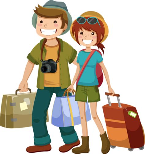 ☀️ Tube Vacances Couple Png Voyageurs Travelers Png