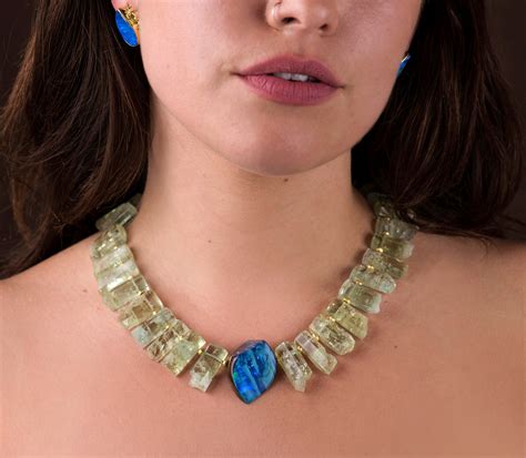 Opal & Beryl Necklace Jennifer Kalled