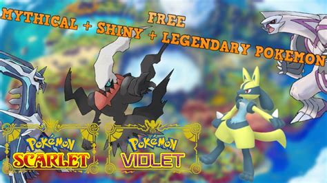 How To Get Darkrai In Pok Mon Scarlet Violet Free Shiny Lucario