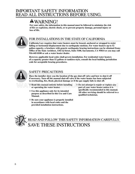 Paloma PTG-74PVP Water Heater Use & Care Manual | Water Heater Manuals