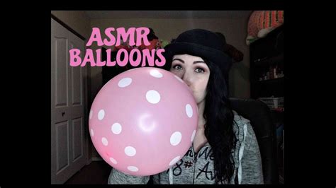 Asmr Blowing And Deflating Balloons Youtube