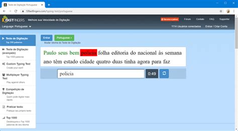 Top 5 sites para você testar sua velocidade de digitação