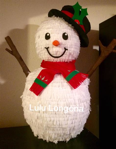 Snow Man Muñeco de Nieve Piñata de cerveza Manualidades Piñatas