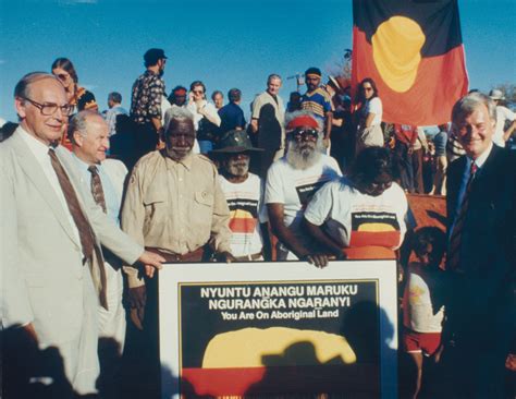 Handback Of Uluru To The Anangu People Australias Defining Moments