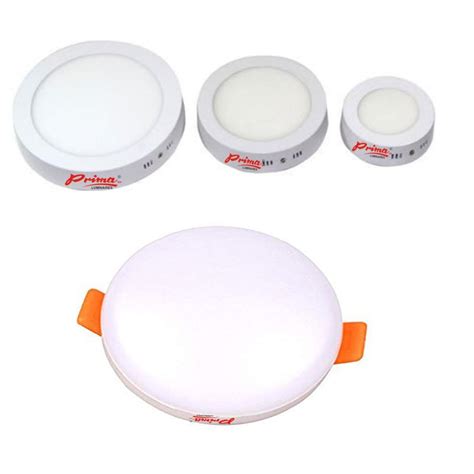 Led Surface Round Panel Edgelit Prima Nx