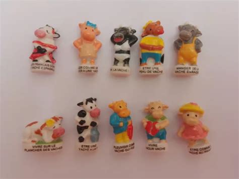 SERIE COMPLETE DE Feves Les Vaches Vachement Expressif EUR 11 00