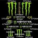 Naklejki Monster Energy Naklejka Fox Na Rower Motor Motocykl Du Y