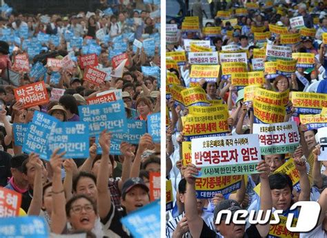 주말 서울도심 맞불 집회 네이트 뉴스