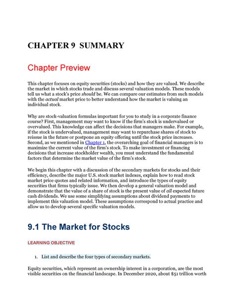 Mt Chapter Chapter Summary Chapter Preview This Chapter