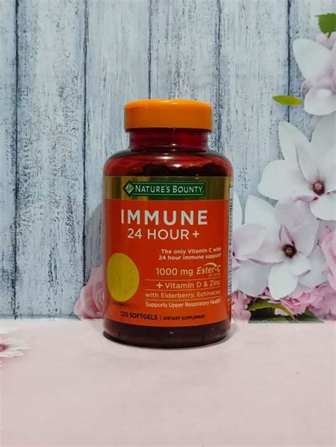 Promo Natures Bounty Immune Hour Vitamin C Mg D Zinc