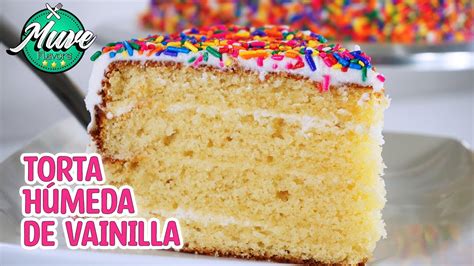 TORTA HÚMEDA DE VAINILLA con buttercream súper ESPONJOSA Muve Flavors