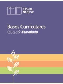 Bases Curriculares Educ Parv Imprenta Educaci N Parvularia Bases