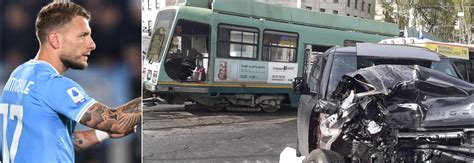 Ciro Immobile Incidente A Roma Scontro Contro Un Tram Era In Auto