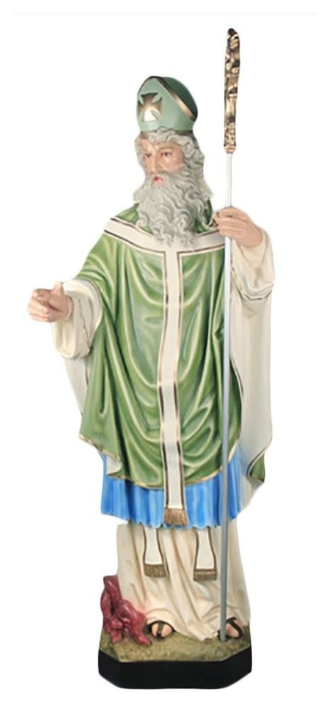 Saint Patrick Staff Realistic, Religious Realistic - Traditional - Garden Statues And Yard Art ...