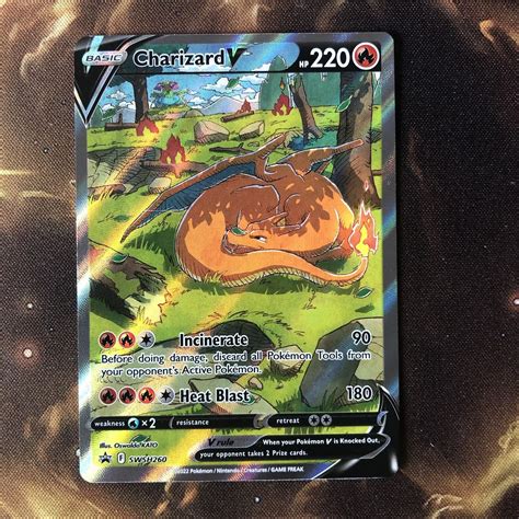 Pokemon Tcg Black Star Promo Swsh Charizard V Ultra Rare Full