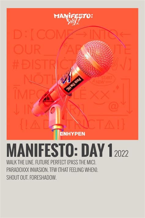 Manifesto Day 1 Pc Template