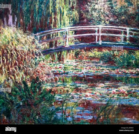 Monet Painting Entitled Le Bassin Aux Nympheas Harmonie Rose Water