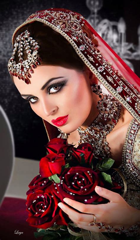 Indian Bride Laya Indian Bridal Makeup Indian Beauty Bride Beauty