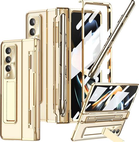 Yqodsz For Samsung Galaxy Z Fold 4 Case With S Pen And Pen Holder One Piece Z Fold 4