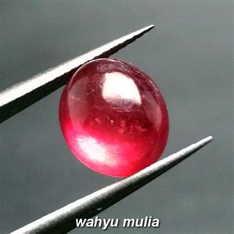 Batu Permata Ruby Merah Delima Asli Kode 899 Wahyu Mulia