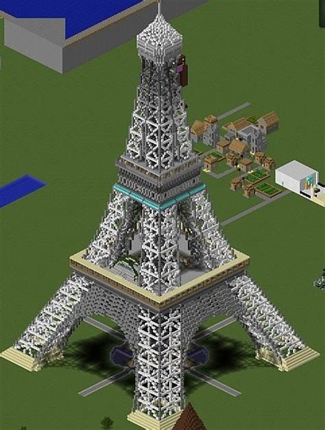 Eiffel Tower Minecraft Schematics