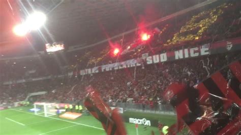 Ogc Nice Vs Psg Magnifique Ambiance Youtube