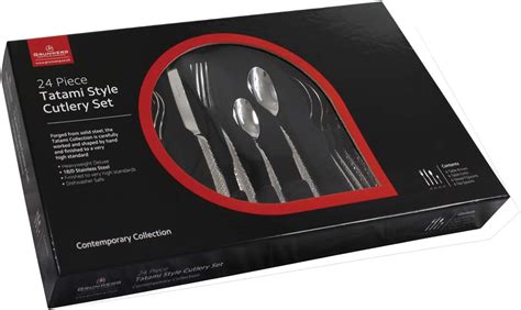 Windsor Boxed Cutlery Set Mirror 24 Piece Uk Home And Kitchen