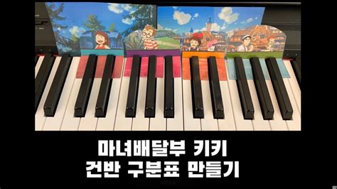 우리 아이 정서 안정 Mbti Piano 교구 건반 구분표 만들기 Youtube