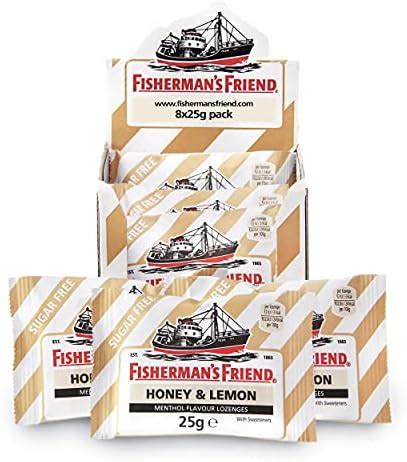 Fisherman S Friend Honey Lemon Sugar Free Extra Strong Menthol