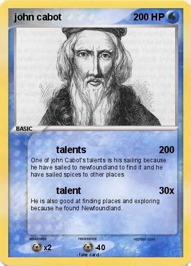 Pokémon John Cabot 54 54 Talents My Pokemon Card