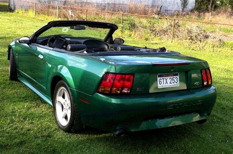 Electric Green 1999 Ford Mustang Svt Cobra Convertible