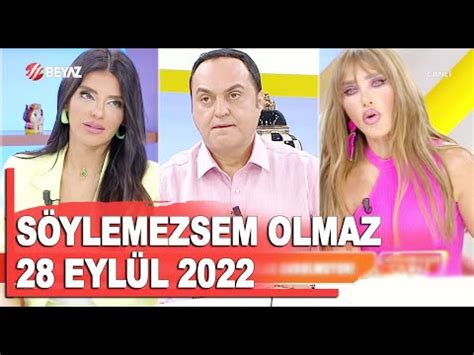 S Ylemezsem Olmaz Eyl L Youtube