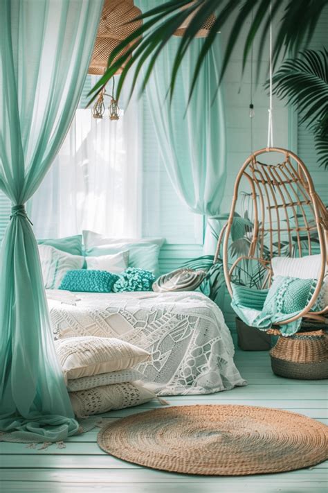 29 Light Blue Boho Bedroom Ideas Courtneys World