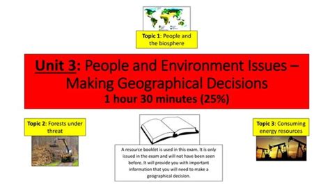 Unit 3 People And Environment Issues Making Geographical Decisions Ppt