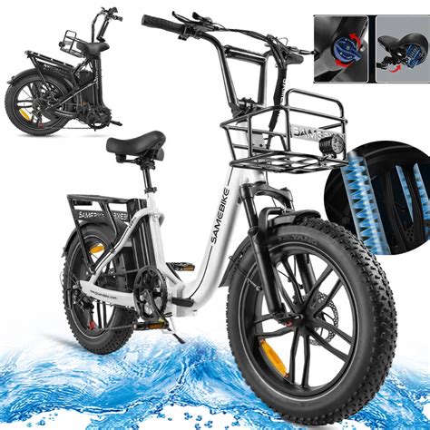 Rower Elektryczny Sk Adany Samebike W Ah Km H E Bike M Ski