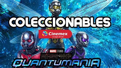 Primeros Coleccionables Ant Man And Wasp Quantumania Cinemex Youtube