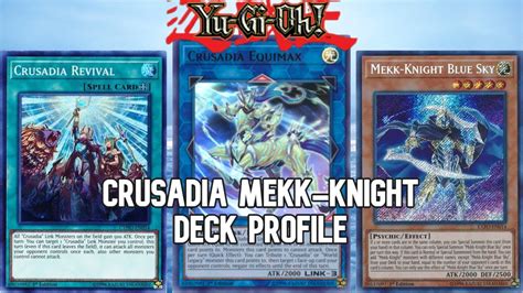 Yu Gi Oh Crusadia Mekk Knight Otk Deck Profile Abril Youtube