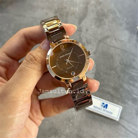 Jual Jam Tangan Sultan Wanita Original Seven Minute Kaca Belimbing