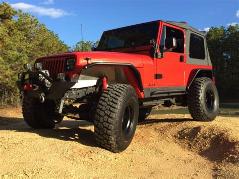 1989 Custom Jeep Wrangler Laredo Sport Utility 2 Door 42l Super Low