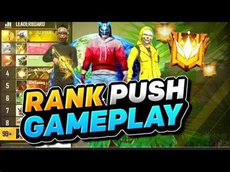 Rank Push Free Fire Ajao Sab Youtube